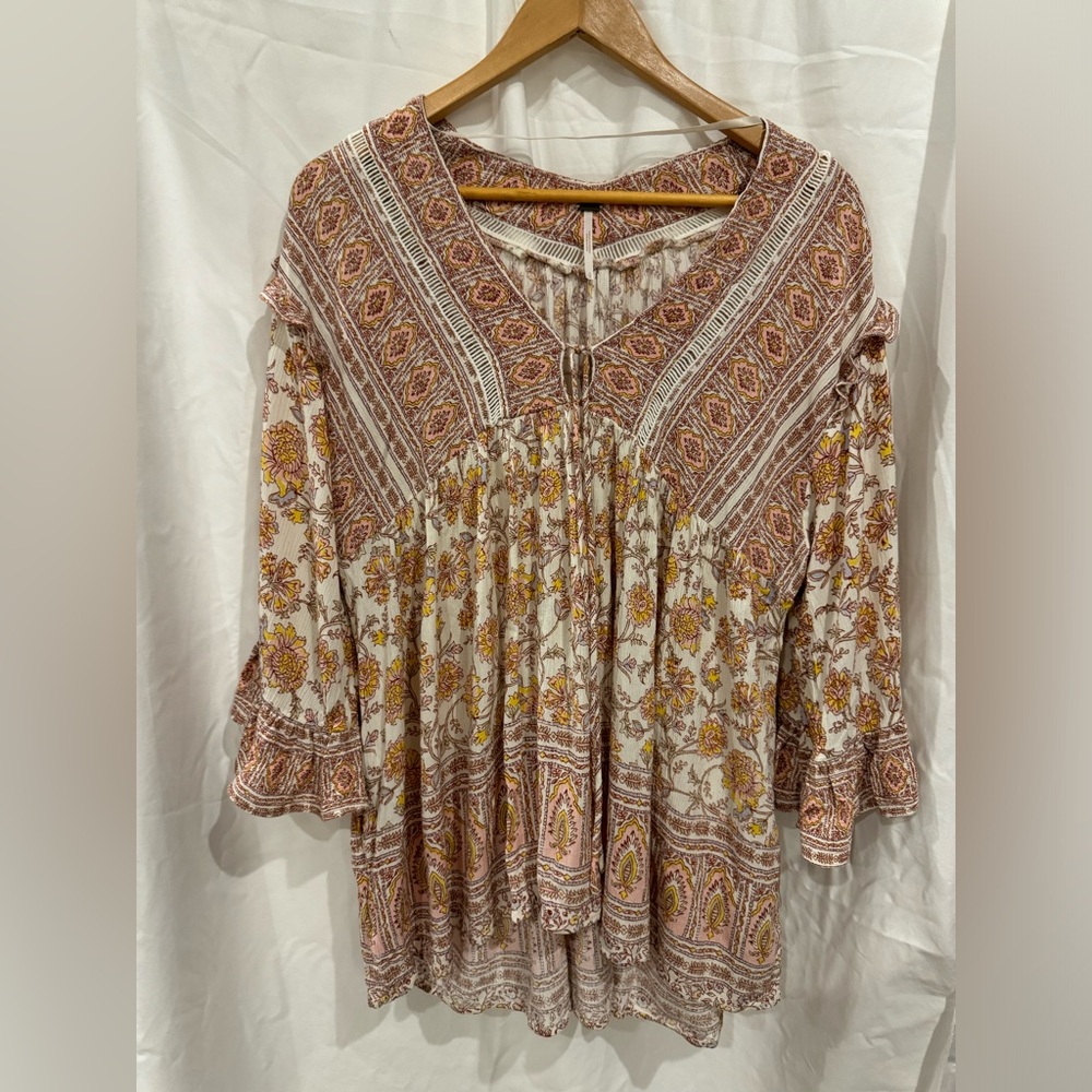 FREE PEOPLE WOMEN'S MOONLIGHT DANCE TUNIC SMALL - Picture 2 of 6